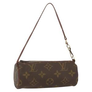 LOUIS VUITTON Monogram Papillon Pouch LV Auth 159487